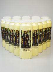 Lot de 20 Bougies de Neuvaine à Saint Paul