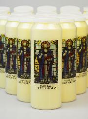 Lot de 20 Bougies de Neuvaine à Saint Paul