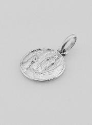 Médaille Notre Dame de Lourdes en Argent Massif - 12mm