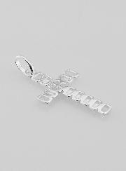 Pendentif Croix Ajourée en Argent Massif 22mm
