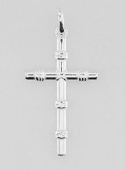 Pendentif Croix Liens en Argent Massif 25mm