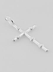 Pendentif Croix Liens en Argent Massif 25mm