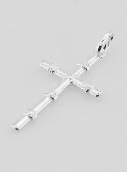 Pendentif Croix Liens en Argent Massif 25mm