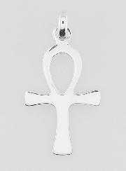 Pendentif Croix de Vie Egyptienne en Argent 20mm