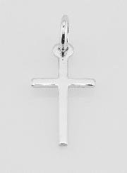 Pendentif Croix Chrétienne en Argent 18mm