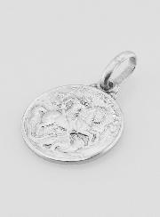 Médaille Saint Georges en Argent Massif - 14mm