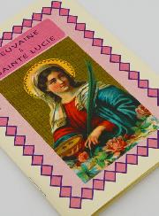 Livret de Neuvaine à Sainte Lucie