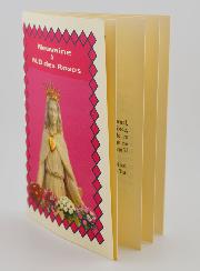 Livret de Neuvaine à Notre Dame des Roses