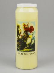 Bougie de Neuvaine à Saint Georges - 17.5cm