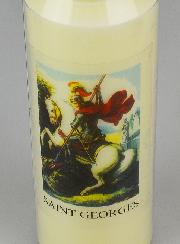 Bougie de Neuvaine à Saint Georges - 17.5cm