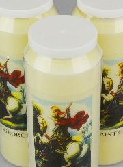 Lot de 3 Bougies de Neuvaine à Saint Georges
