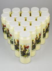 Lot de 20 Bougies de Neuvaine à Saint Georges