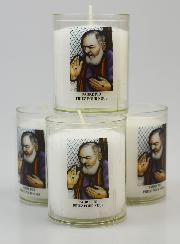 4 Bougies Veilleuses Padre Pio