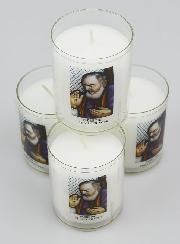 4 Bougies Veilleuses Padre Pio