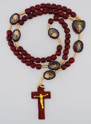 Chapelet du Christ Miséricordieux - Grains en Bois