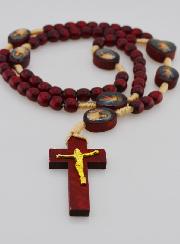 Chapelet du Christ Miséricordieux - Grains en Bois