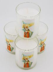 4 Bougies Veilleuses Sainte Jeanne d'Arc