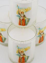 4 Bougies Veilleuses Sainte Jeanne d'Arc