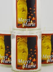 4 Bougies Veilleuses Sainte Vierge Marie - Merci Marie