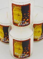 4 Bougies Veilleuses Sainte Vierge Marie - Merci Marie