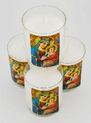 4 Bougies Veilleuses Notre Dame du Perpétuel Secours