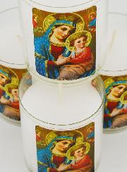 4 Bougies Veilleuses Notre Dame du Perpétuel Secours