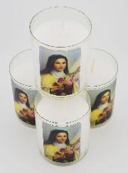 4 Bougies Veilleuses Sainte Thérèse