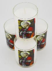 4 Bougies Veilleuses Sacré-Coeur de Jésus