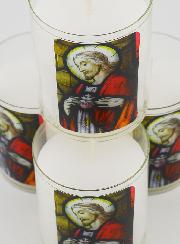 4 Bougies Veilleuses Sacré-Coeur de Jésus