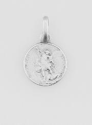 Médaille Saint Michel en Argent Massif - 10mm