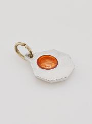 Médaille Notre Dame de Lourdes 11mm - Orange