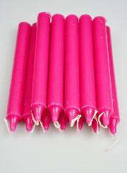 12 Bougies Teintées Masse de Prières Rose