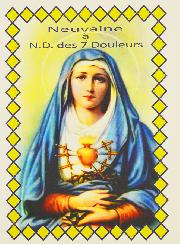 Livret de Neuvaine à Notre Dame des 7 Douleurs