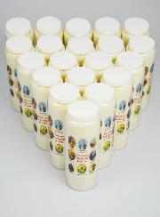 Lot de 20 Bougies de Neuvaine Prier nos Saints pour les Malades