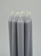 12 Bougies Teintées Masse de Prières Grises
