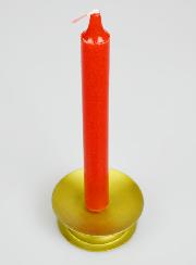 Bougie Teintée Masse Rouge