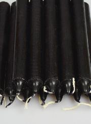 12 Bougies Teintées Masse de Prières Noires