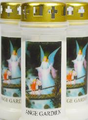 Lot de 3 Bougies de Cimetière Ange-Gardien