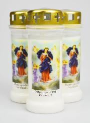 Lot de 3 Bougies de Cimetière - Marie qui Défait les Noeuds