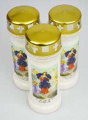 Lot de 3 Bougies de Cimetière - Marie qui Défait les Noeuds