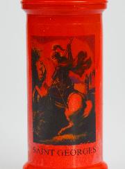 Bougie de Cimetière Rouge - Saint Georges