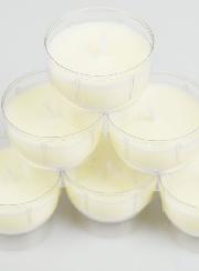 6 Bougies d'Église - Veilleuses Blanches - 6h