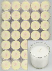 12 Bougies Votives - Veilleuses Blanches - 20h
