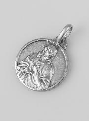 Médaille Sacré Coeur de Jésus en Argent Massif - 16mm