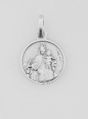 Médaille du Scapulaire en Argent Massif - 12mm