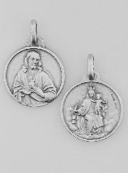 Médaille du Scapulaire en Argent Massif - 16mm