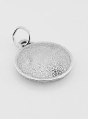 Médaille Saint Raphaël en Métal Argenté - 18mm