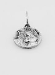 Médaille Sainte Rita en Métal Argenté - 12mm