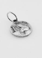 Médaille Sainte Rita en Métal Argenté - 12mm