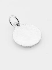 Médaille Saint Nicolas en Métal Argenté - 14mm